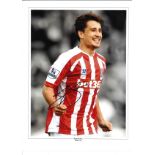 Bojan Krkic Stoke Signed 16 x 12 inch football photo. Good Condition. All autographs are genuine