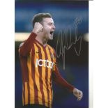 Andy Halliday Bradford Signed 12 x 8 inch football photo. Good Condition. All autographs are genuine