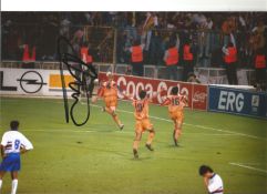 Ronald Koeman Barcelona Signed 12 x 8 inch football photo. Good Condition. All autographs are