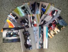 Motor Racing 15 assorted signed colour photos names include Adrian Sutil, Pastor Maldonado, Paul