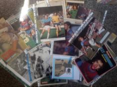 Football West Ham collection over 20 items includes signature pieces signed pages and photos from
