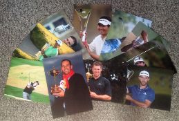 Golf collection 10 superb 12 x 8 inch unsigned photos from some of the greatest players in the