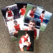 Football Arsenal collection 5, signed colour photos of some of the legendary Gunners from the