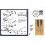 Pilot Cdr Neil W Thomas & Haworth signed The Award of the Distinguished Service Cross FDC. 10p