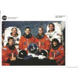 Nancy j. Currie signed 10x8 colour NASA photo of the STS-88 Crew. Dedicated. Good Condition. We