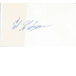 Skylab NASA astronaut Ed Gibson signed white card. Good Condition. We combine postage on multiple