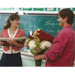 Ashton Kutcher and Jennifer Garner valentines day, 8x10 colour photograph signed by Aston Kutcher.