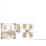 Blackpool Tower Centenary Year official FDC w/ set of 5 Pictorial Postcards GB stamps and 12th April