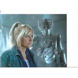 Camille Coduri signed 8x10 Dr Who photo pictured playing Jackie Tyler. Camille Coduri (born 18 April