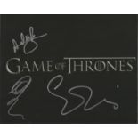 Game of Thrones 8x10 photo signed by cast members Edward Dogliani, Margeret Jackman and Andy