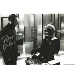 Peter Miles 8x10 signed Dr Who black and white photo pictured as Nyder in Genesis of the Daleks