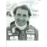 Motor Racing John Watson 10x8 Signed B/W Photo Portrait Driver Formula One. Good Condition. We