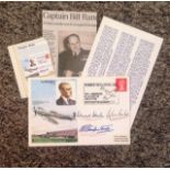 Historic Aviators cover signed by Johnnie Johnson, Douglas Bader and Robert Stanford-Tuck. Good