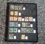 Brazil vintage stamp collection 1 album leave double sided dating 1866 to 1878 some mint mainly