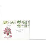 British Flora commemorative stamps 1967 FDC. 24/4/1967 London FDI postmark. Good Condition. We