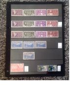 1932 Brazil stamp collection on stock card. 19 stamps. Cat value £210. Good Condition. We combine