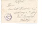 Great War German Feldpost envelope with Reg 65 cachet. Good Condition. We combine postage on