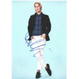 Tom Odell 8x10 signed colour photograph- British singer, songwriter and Musician. Good Condition. We