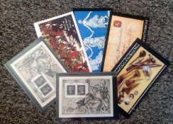 GB stamp booklets and minisheets collection. Includes £3 Wedgwood, £4 Stanley Gibbons, £5 London