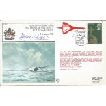 Captain J C Kelly-Rogers signed RAF FF6 First Flight cover. 40th Anniversary of the First British