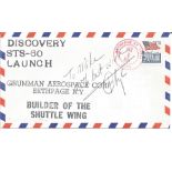 Franklin Chong Diaz signed Discovery STS-60 Launch cover. Good Condition. We combine postage on