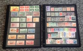 China stamp collection 2 album leaves mint and used. Good Condition. We combine postage on