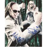 Neil Rayment and Adrian Rayment signed 10x8 Matrix Reloaded photo. Good Condition. We combine