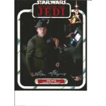 Alan Flying 10x8 signed Return of the Jedi colour photo pictured in his role as an Imperial Officer.