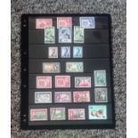 Fiji stamp collection 1 album leave 23 interesting stamps. Good Condition. We combine postage on