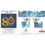 Celebrating 80 Years of the Royal Air Force official RAF FDC. 80th Anniversary 1918-1998. Unsigned