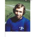 Marvin Hinton 10x8 Signed Colour Photo Pictured In Chelsea Kit. Good Condition. We combine postage