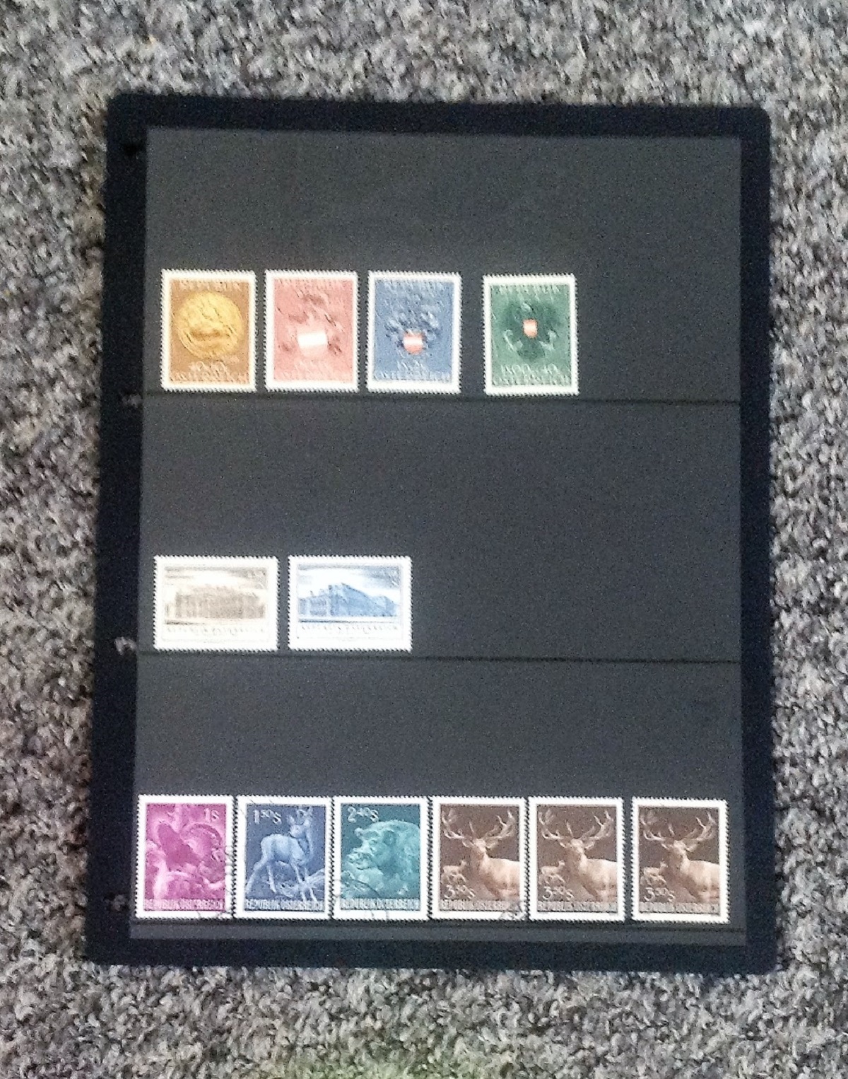 Austria stamp collection mint 1949 SG1170/1173 full set of four stamps. Good Condition. We combine