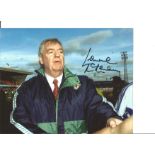 Lawrie McMenemy 10x8 Signed Colour Photo Pictured While Manager Of Northern Ireland. Good Condition.