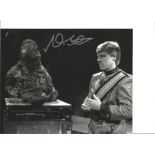 Nabil Shaban 8x10 signed black and white Dr Who photo pictured playing the role of Sil. Jordanian-