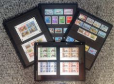 Jersey, Isle of Man, Guernsey stamp and minisheet collection. Mostly unmounted mint on 7 album