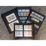 Jersey, Isle of Man, Guernsey stamp and minisheet collection. Mostly unmounted mint on 7 album