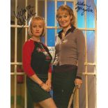 Victoria Alcock and Kika Mirylees signed 10x8 colour photo. Good Condition. We combine postage on