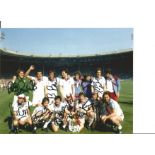 West Ham 1980 FA Cup10x8 Colour Photo Signed By 9 Of The Hammers Winning Side Includes Phil