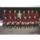 Tony Coleman 12x8 Signed Colour Photo Pictured In Man City Team Photo. Good Condition. We combine