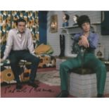 The Avengers Patrick McNee hand signed 10x8 photo. This beautiful hand signed photo depicts