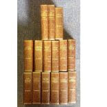 Charles Dickens 15 book collection brown collection C1930's Vintage 86 YRS OLD. Good Condition. We