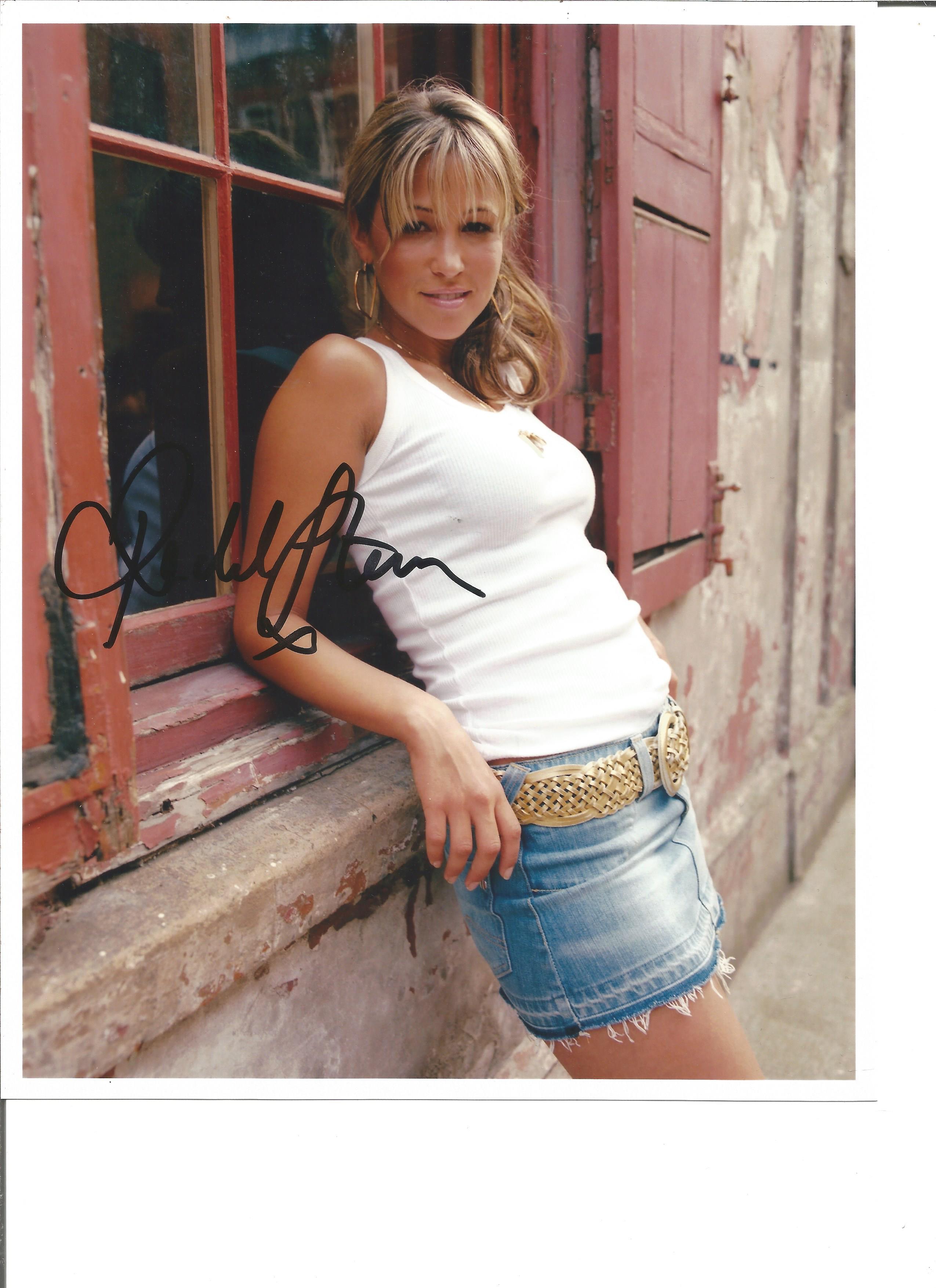 Rachel Stevens S Club Singer Signed 8x10 Photo. Good Condition. We combine postage on multiple