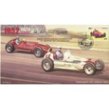 Motor Racing Robin Montgomery Charrington signed 2000 Formula One cover 1952 Huzma Ferrari cover.