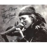 Paul Trussell signed 10x8 black and white photo from Sharpe. Good Condition. We combine postage on