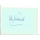 Ray Milland signed vintage autograph album page. Good Condition. We combine postage on multiple