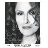 Melissa Manchester signed 10x8 black and white photo. American singer songwriter and actress.