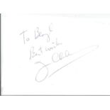 Ian Charleston signed album page. Comes with unsigned 6x4 colour photo. Dedicated. Good Condition.
