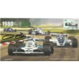 Motor Racing Derek Daly signed 2000 Formula One cover 1980 Williams Cosworth FW07B cover. Good