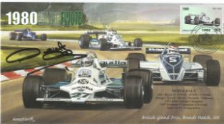 Motor Racing Derek Daly signed 2000 Formula One cover 1980 Williams Cosworth FW07B cover. Good