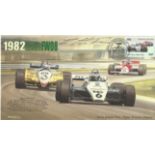 Motor Racing Brian Benton signed 2000 Formula One cover 1982 Williams Cosworth FW08 cover. Good